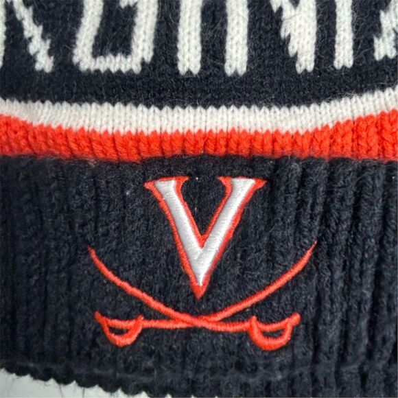Virginia Cavaliers Basketball Knit Beanie Hat w/ Pom Unisex One Size - Picture 3 of 5